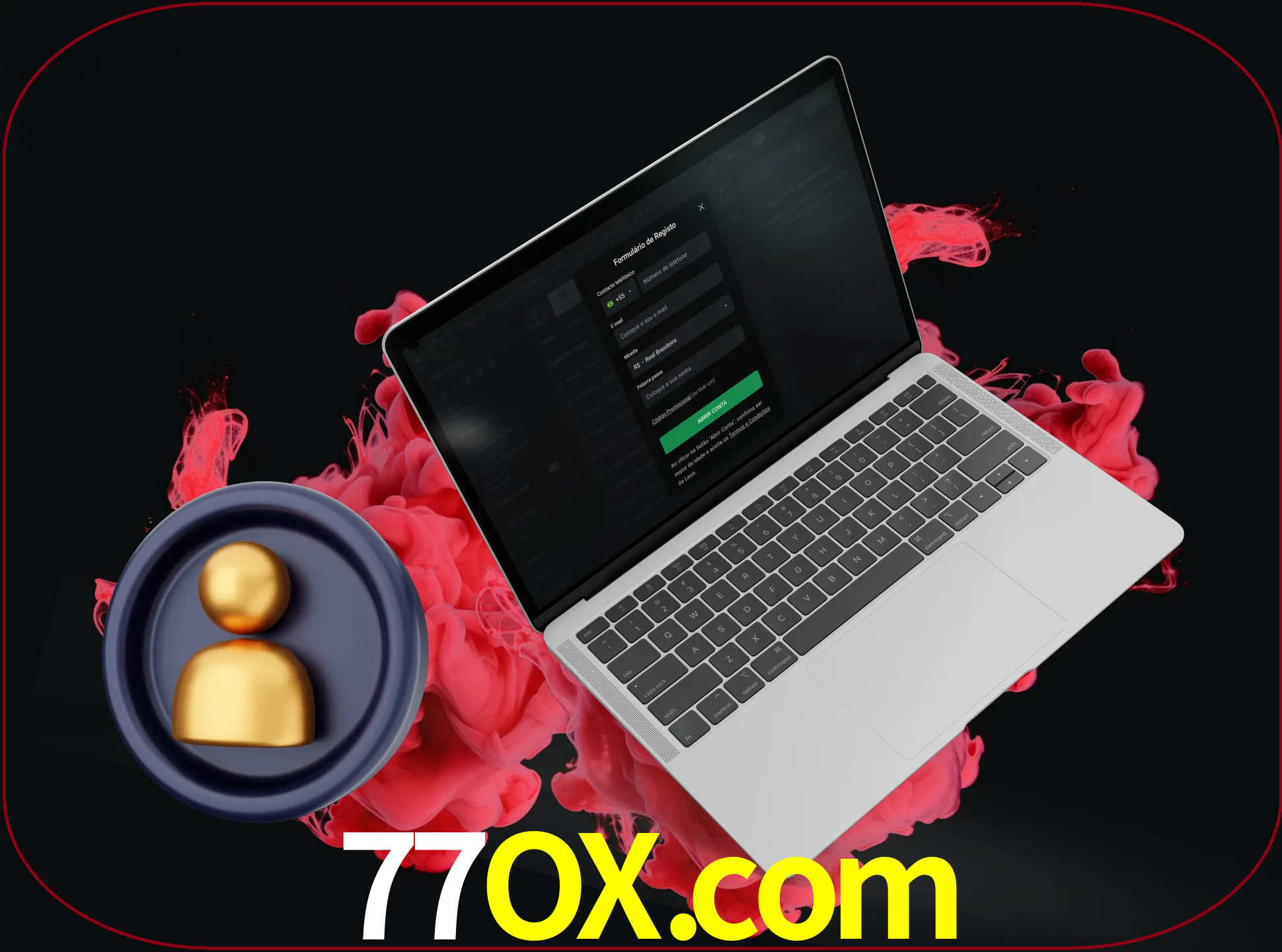 No cabeçalho do site 77ox, clique no botão que o levará a um formulário especial onde terá de introduzir as suas informações actuais.